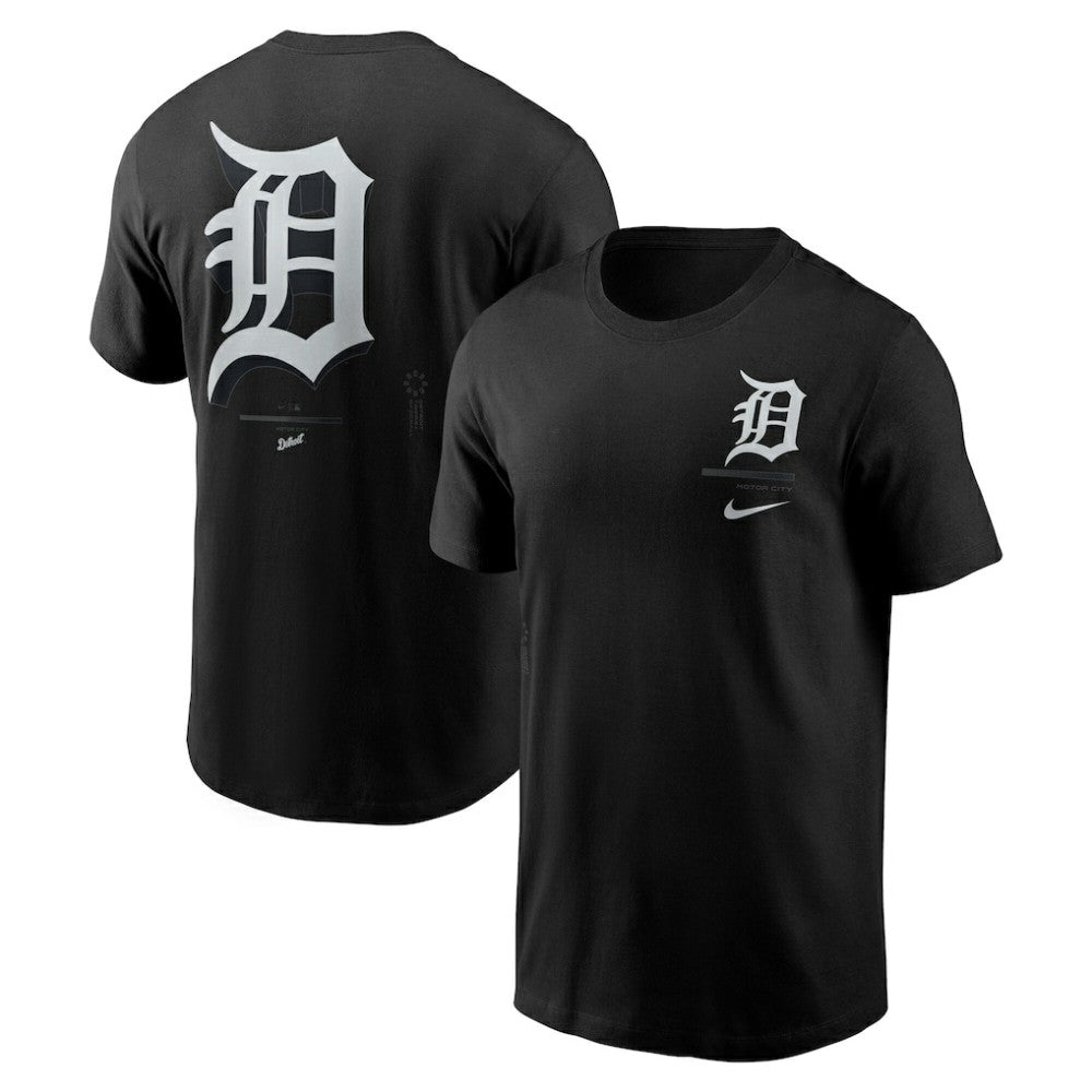 Detroit Tigers  Bar Loading T-Shirt - Black | Nike