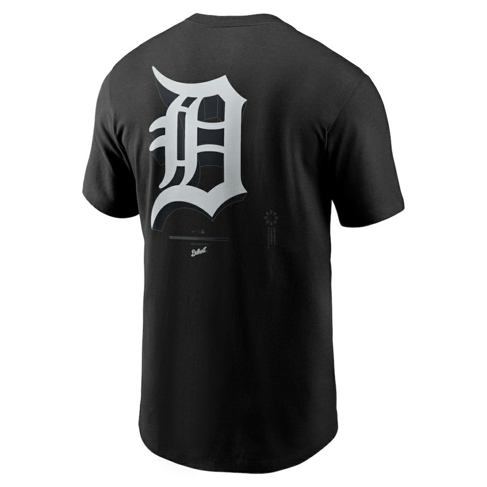 Detroit Tigers  Bar Loading T-Shirt - Black | Nike