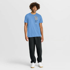 San Diego Padres Record Shattered T-Shirt - Light Blue | Nike
