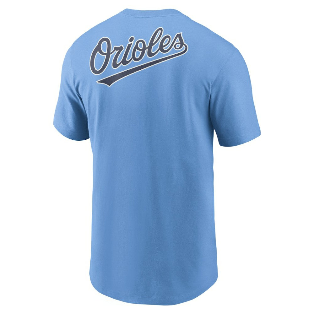 Baltimore Orioles Record Shattered T-Shirt - Light Blue | Nike
