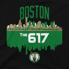Boston Celtics Stadium Essentials Cities T-Shirt - Black on sale