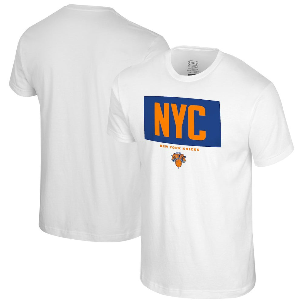 New York Knicks Stadium Essentials Crossbar T-Shirt - White discount