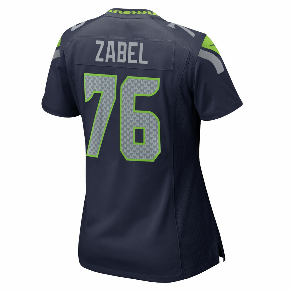 Grey Zabel Seattle Seahawks Women's Team Game Jersey - College Navy | Nike discount