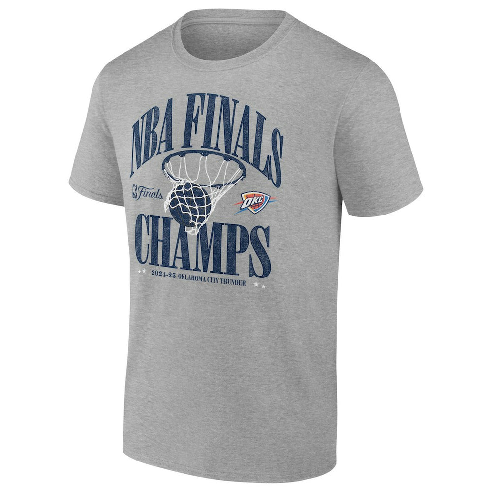 Oklahoma City Thunder 2025 NBA Finals Champions Fade Away Retro T-Shirt - Steel | Fanatics discount