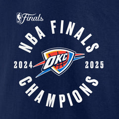 Oklahoma City Thunder 2025 NBA Finals Champions Offensive Rebound T-Shirt - Navy | Fanatics shop