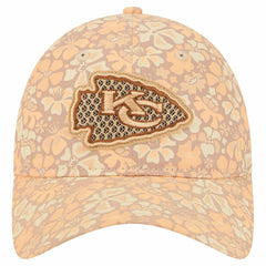 Kansas City Chiefs New Era Women's Floral 9TWENTY Adjustable Hat - Tan online