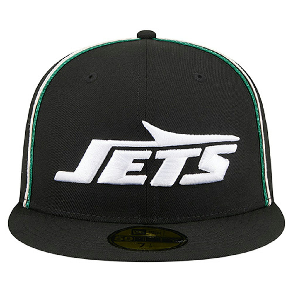 New York Jets New Era Soutache 59FIFTY Fitted Hat - Black online