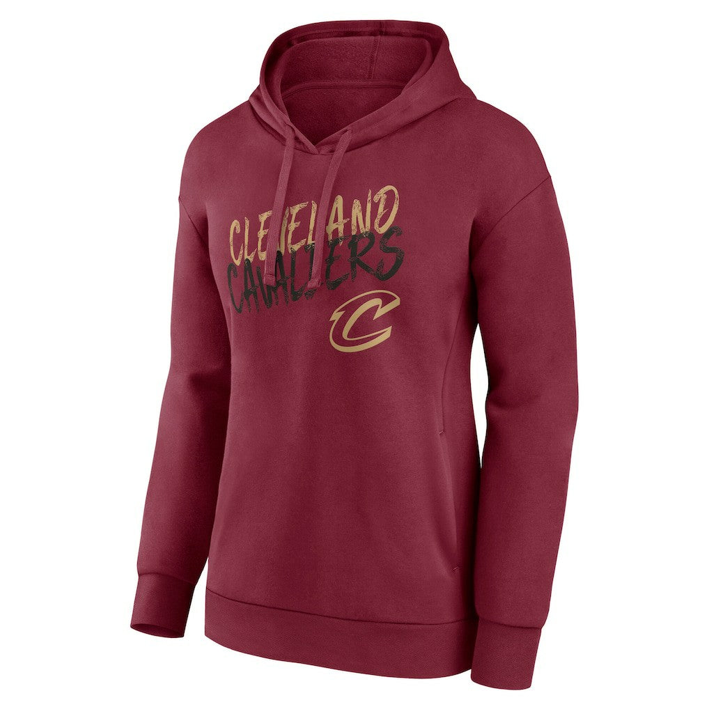 Cleveland Cavaliers Women's Hustle Custom Pullover Hoodie sale - Wine outlet