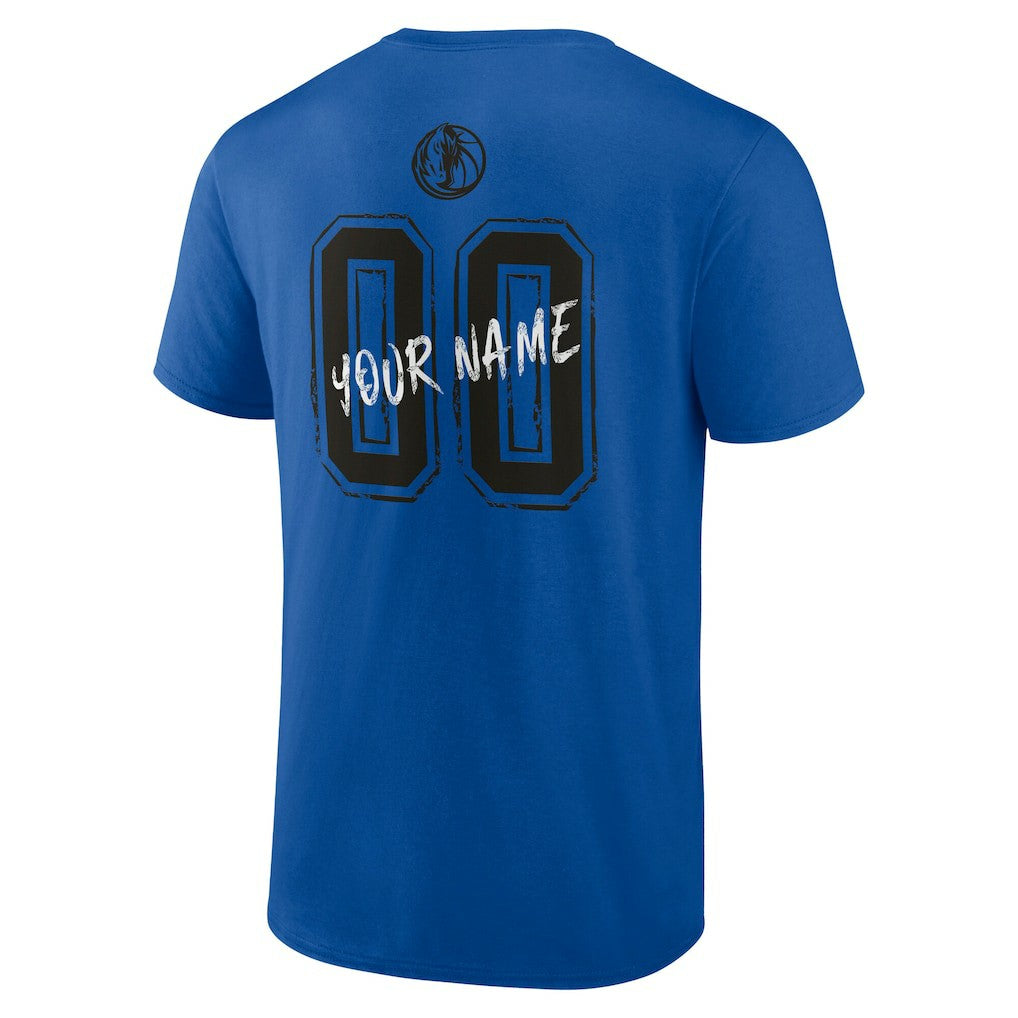 Dallas Mavericks Hustle Custom T-Shirt sale - Blue sale
