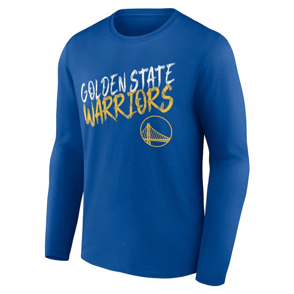 Golden State Warriors Hustle Custom Long Sleeve T-Shirt sale - Royal online