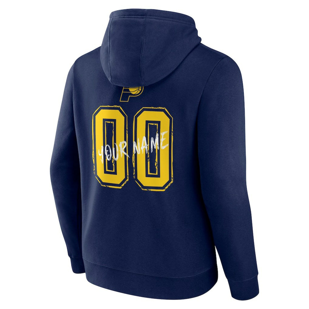 Indiana Pacers Hustle Custom Pullover Hoodie - Navy online