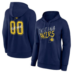 Indiana Pacers Women's Hustle Custom Pullover Hoodie - Navy for sale