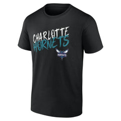 Charlotte Hornets Hustle Custom T-Shirt - Black shop