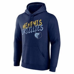 Memphis Grizzlies Hustle Custom Pullover Hoodie - Navy on sale