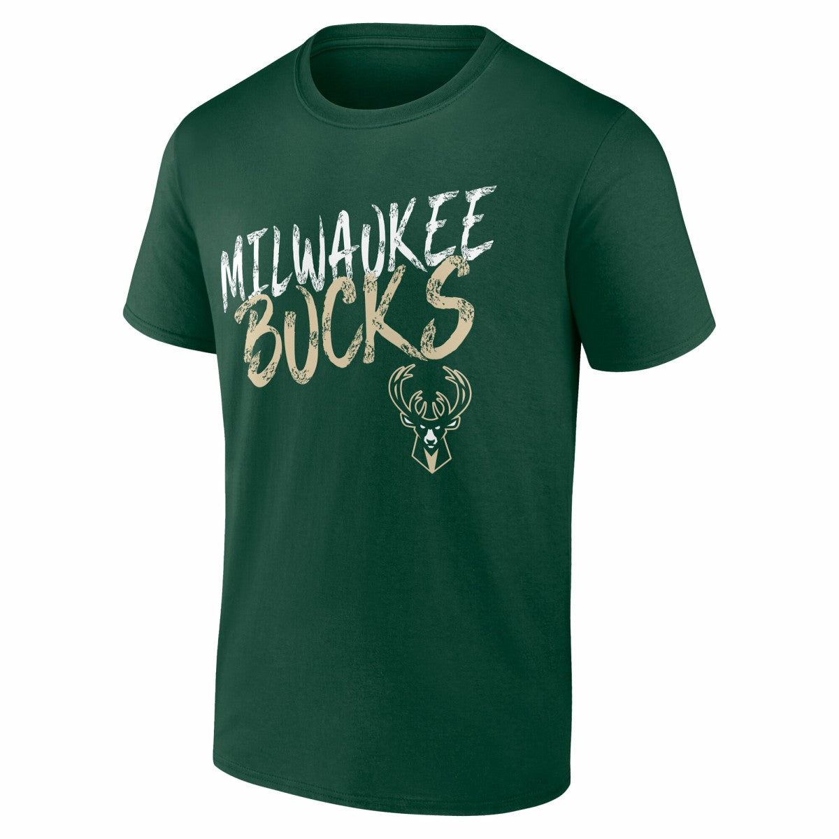 Milwaukee Bucks Hustle Custom T-Shirt - Hunter Green cheap