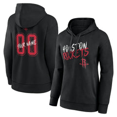 Houston Rockets Women's Hustle Custom Pullover Hoodie sale - Black on sale