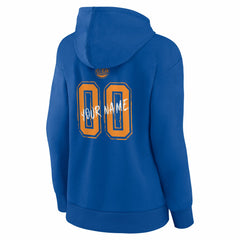 New York Knicks Women's Hustle Custom Pullover Hoodie - Blue for sale
