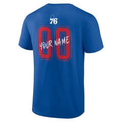 Philadelphia 76ers Hustle Custom T-Shirt - Royal outlet