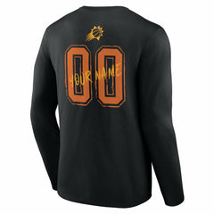 Phoenix Suns Hustle Custom Long Sleeve T-Shirt - Black on sale