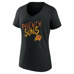 Phoenix Suns Women's Hustle Custom V-Neck T-Shirt - Black cheap