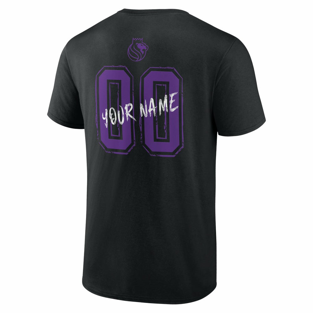 Sacramento Kings Hustle Custom T-Shirt - Black outlet