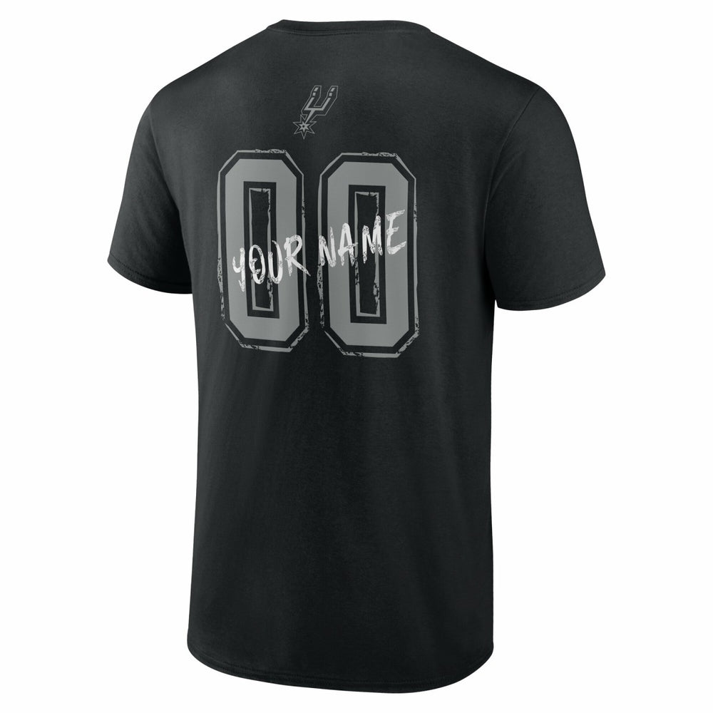 San Antonio Spurs Hustle Custom T-Shirt - Black for sale