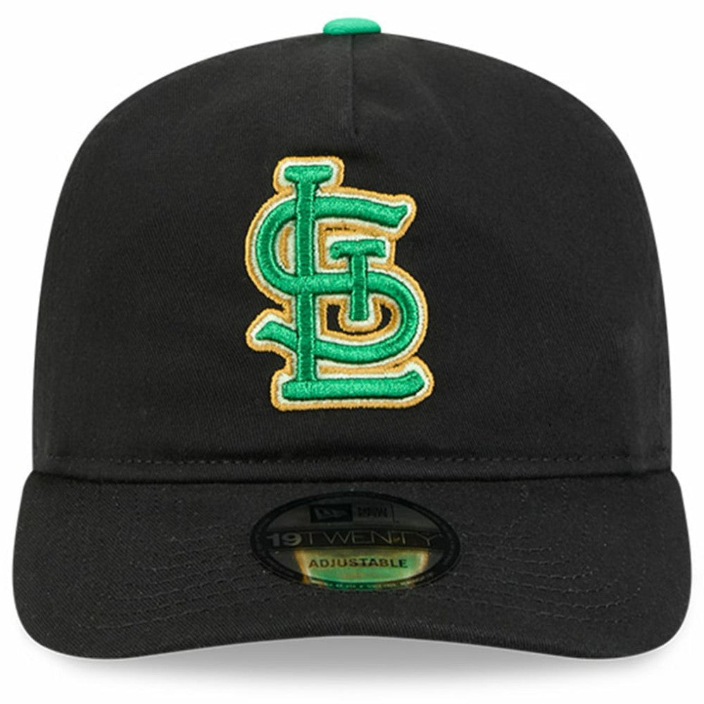 St. Louis Cardinals 2026 St. Patrick's Day 19TWENTY Adjustable Hat - Black | New Era