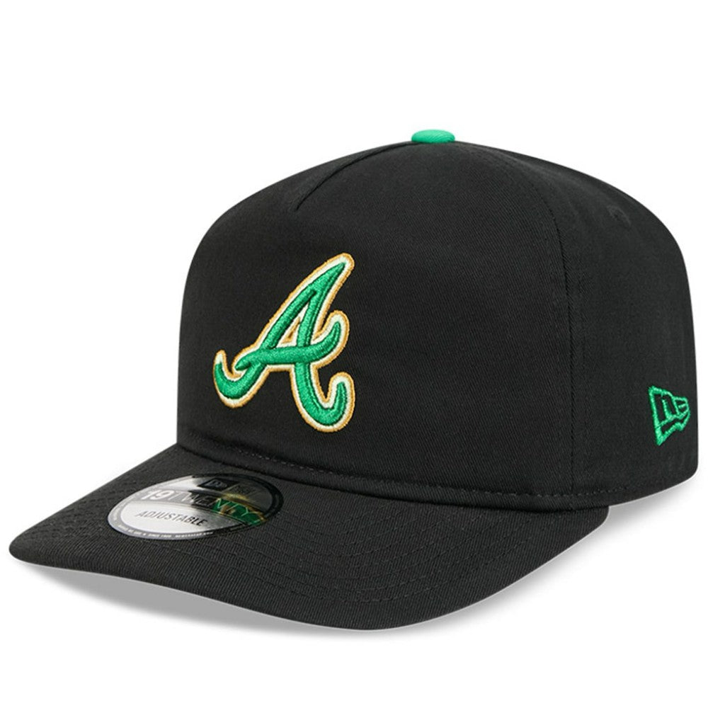 Atlanta Braves 2026 St. Patrick's Day 19TWENTY Adjustable Hat - Black | New Era