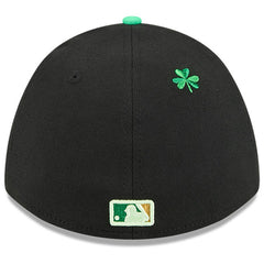 New York Mets 2026 St. Patrick's Day 39THIRTY Flex Hat - Black | New Era