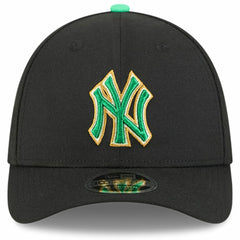 New York Yankees 2026 St. Patrick's Day 39THIRTY Flex Hat - Black | New Era