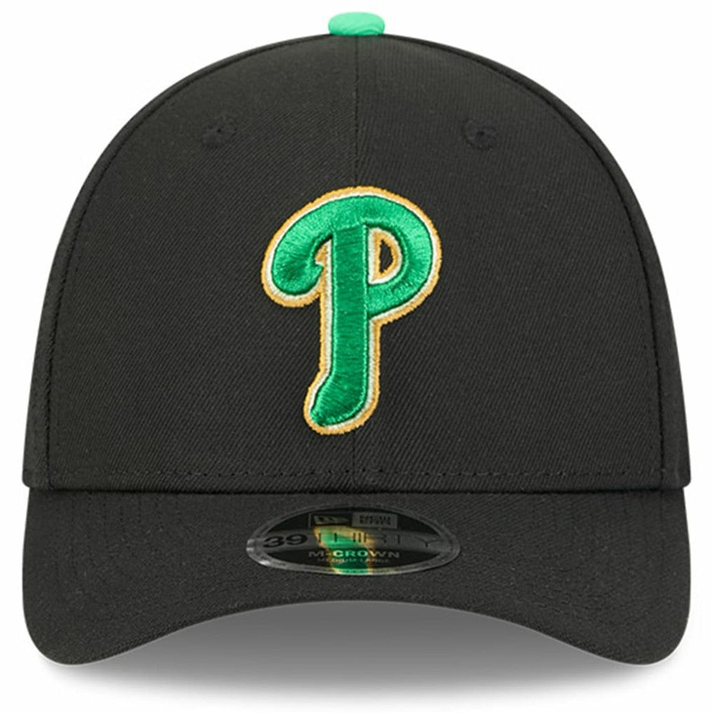 Philadelphia Phillies 2026 St. Patrick's Day 39THIRTY Flex Hat - Black | New Era