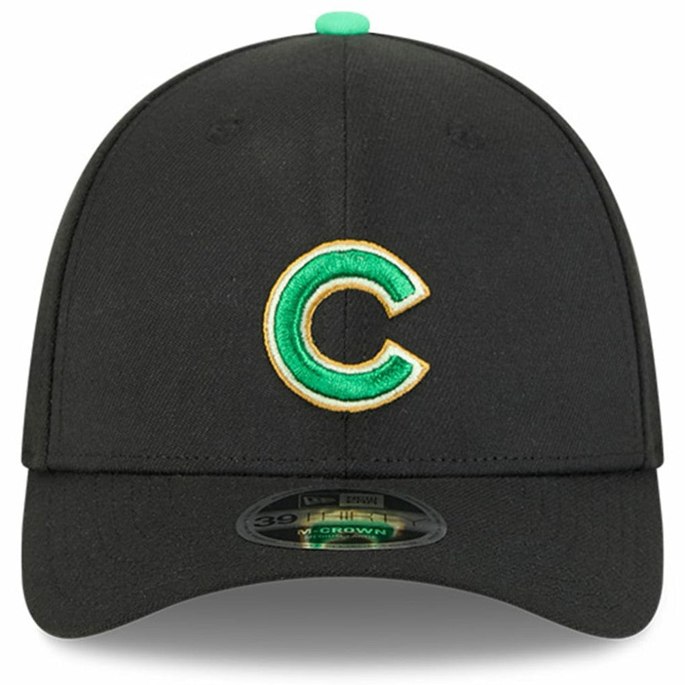 Chicago Cubs 2026 St. Patrick's Day 39THIRTY Flex Hat - Black | New Era