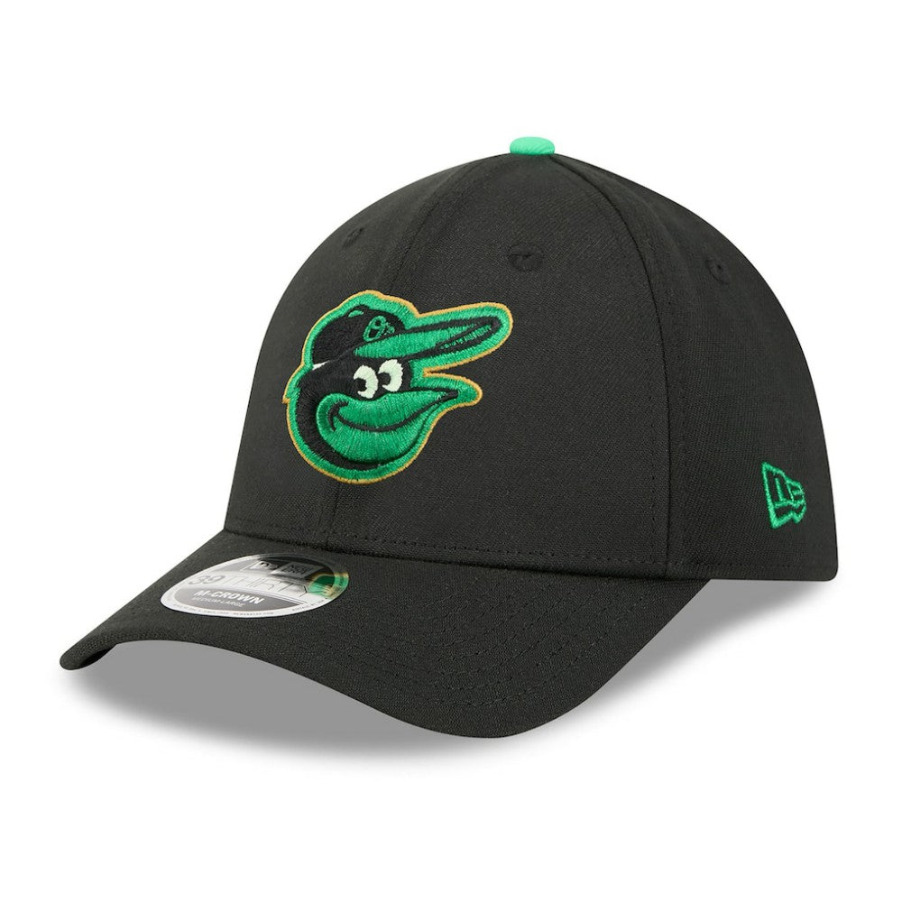 Baltimore Orioles 2026 St. Patrick's Day 39THIRTY Flex Hat - Black | New Era
