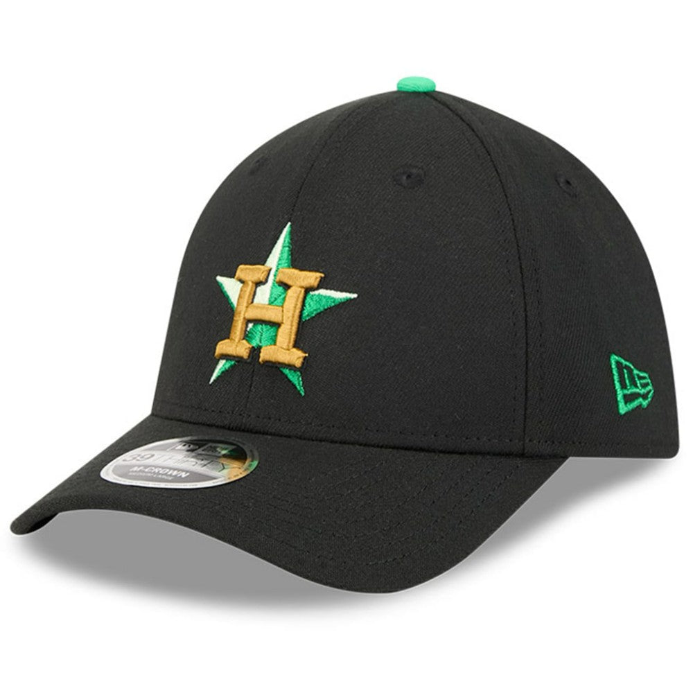 Houston Astros 2026 St. Patrick's Day 39THIRTY Flex Hat - Black | New Era