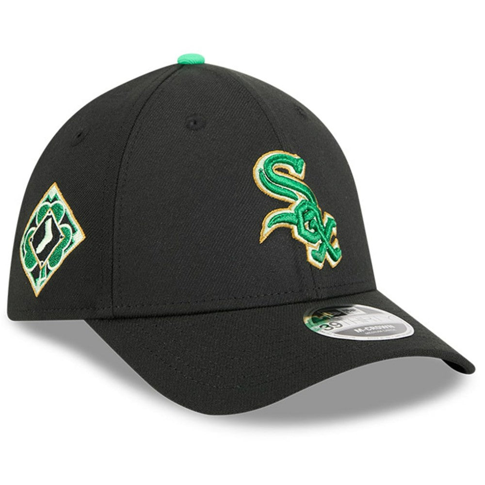 Chicago White Sox 2026 St. Patrick's Day 39THIRTY Flex Hat - Black | New Era