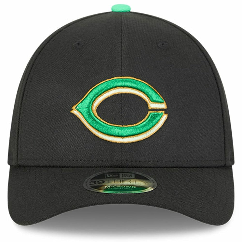 Cincinnati Reds 2026 St. Patrick's Day 39THIRTY Flex Hat - Black | New Era