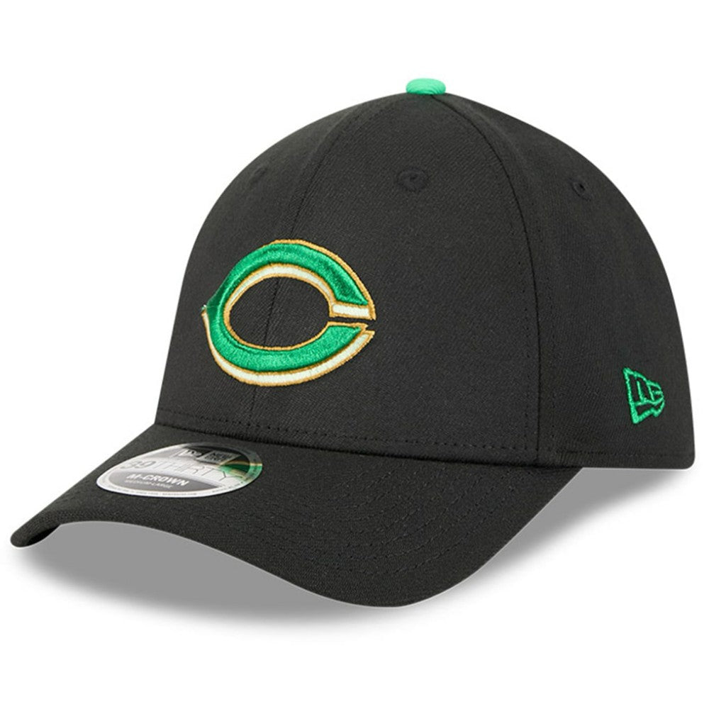 Cincinnati Reds 2026 St. Patrick's Day 39THIRTY Flex Hat - Black | New Era