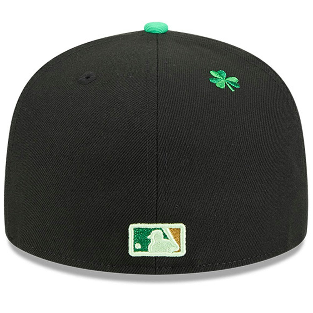Miami Marlins 2026 St. Patrick's Day 59FIFTY Fitted Hat - Black | New Era
