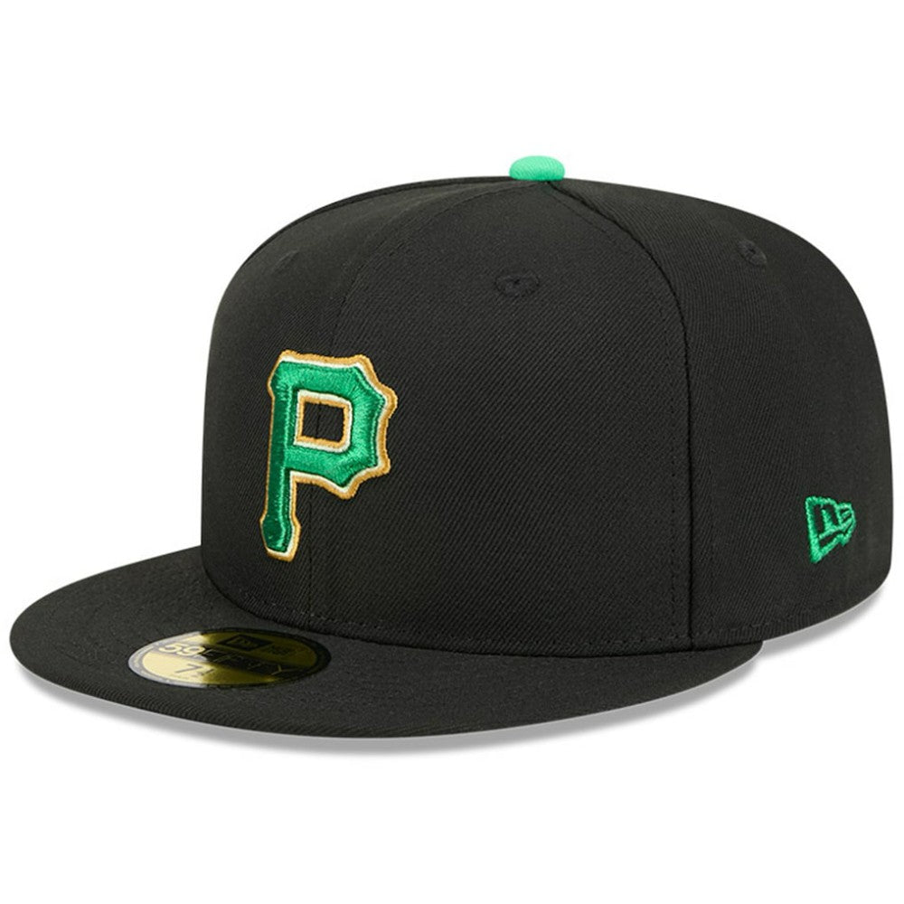 Pittsburgh Pirates 2026 St. Patrick's Day 59FIFTY Fitted Hat - Black | New Era