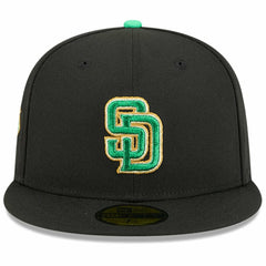 San Diego Padres 2026 St. Patrick's Day 59FIFTY Fitted Hat - Black | New Era