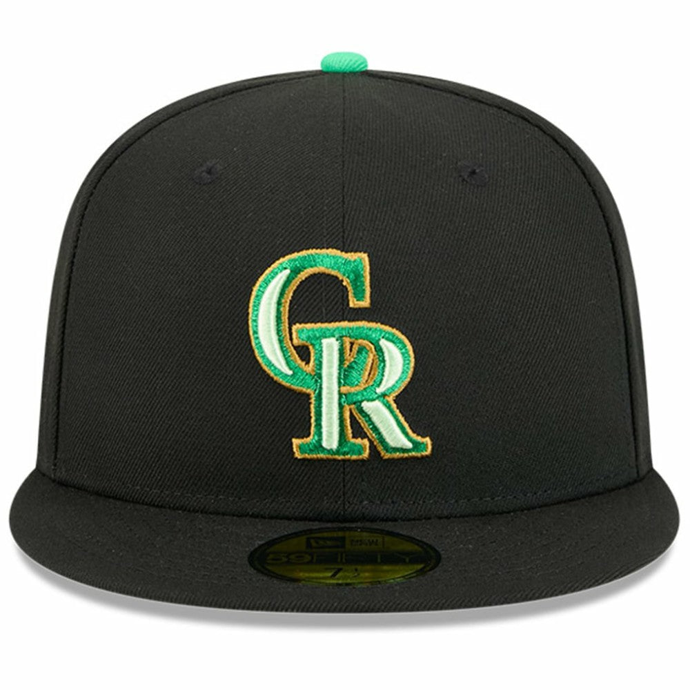 Colorado Rockies 2026 St. Patrick's Day 59FIFTY Fitted Hat - Black | New Era