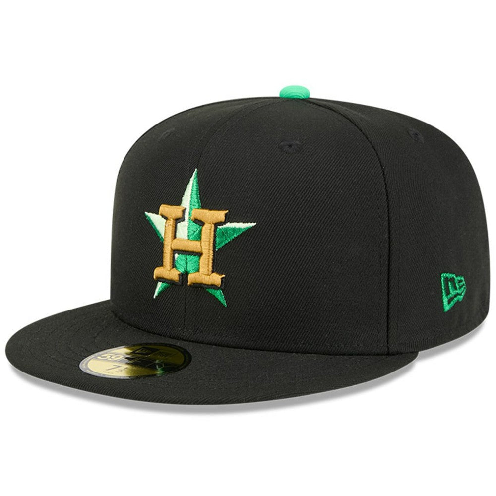 Houston Astros 2026 St. Patrick's Day 59FIFTY Fitted Hat - Black | New Era