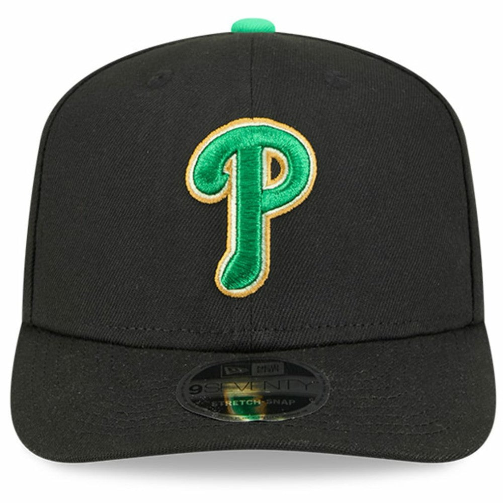 Philadelphia Phillies 2026 St. Patrick's Day 9SEVENTY Adjustable Hat - Black | New Era