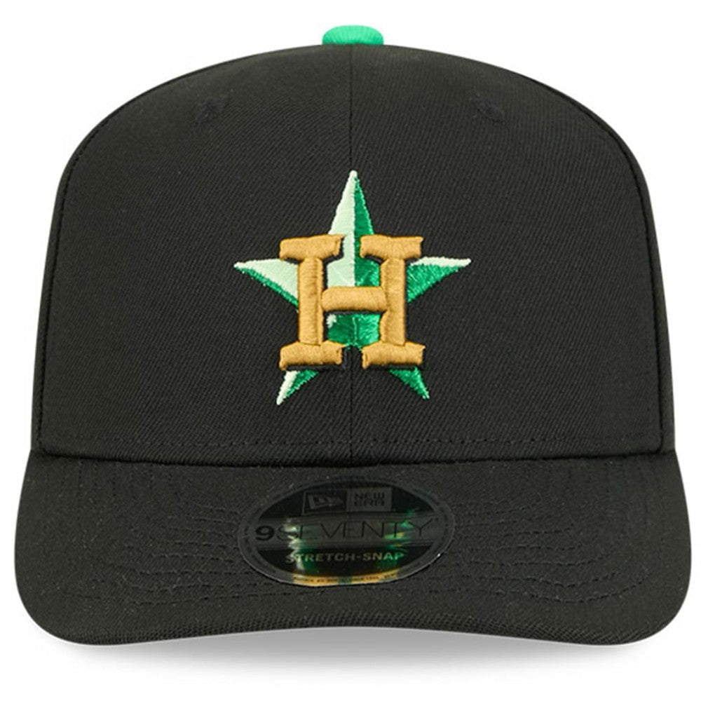Houston Astros 2026 St. Patrick's Day 9SEVENTY Adjustable Hat - Black | New Era