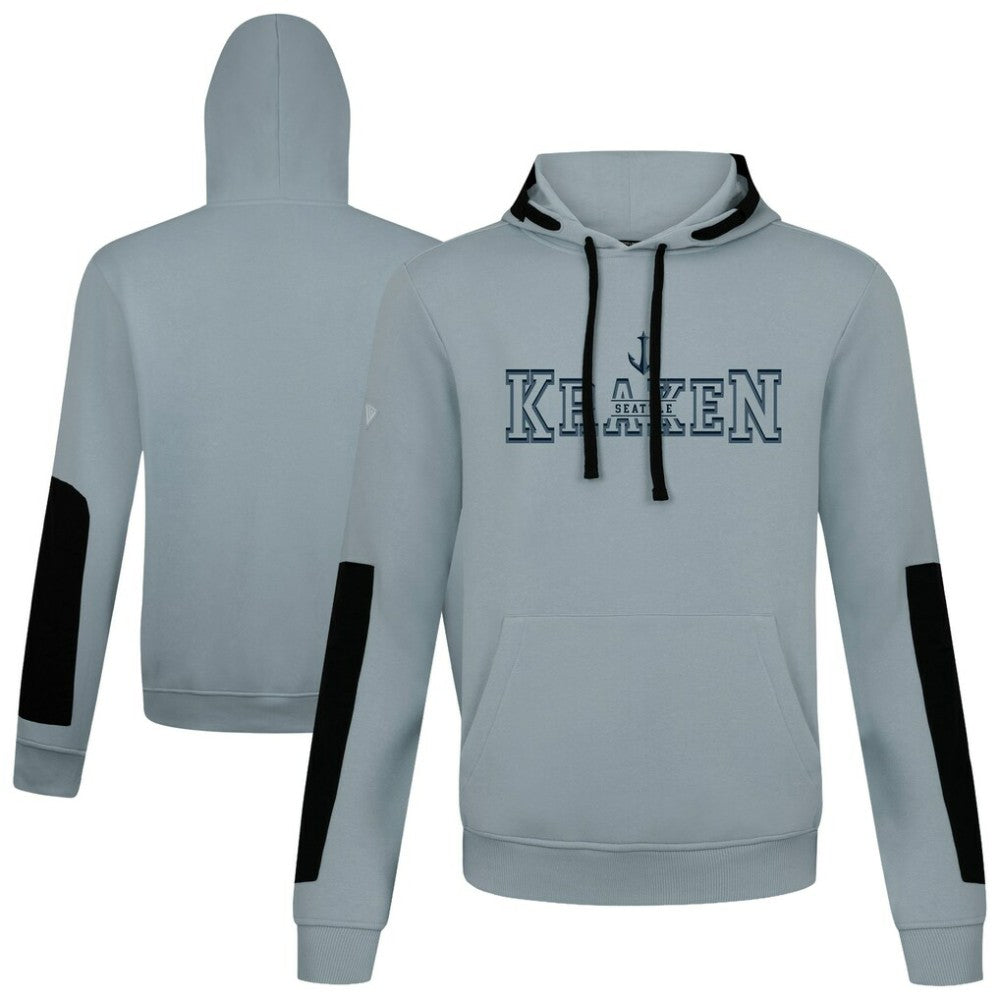 Seattle Kraken Levelwear Bombay Journey Pullover Hoodie Gray