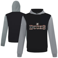 Anaheim Ducks Levelwear Ultimate Journey Pullover Hoodie Black/Gray