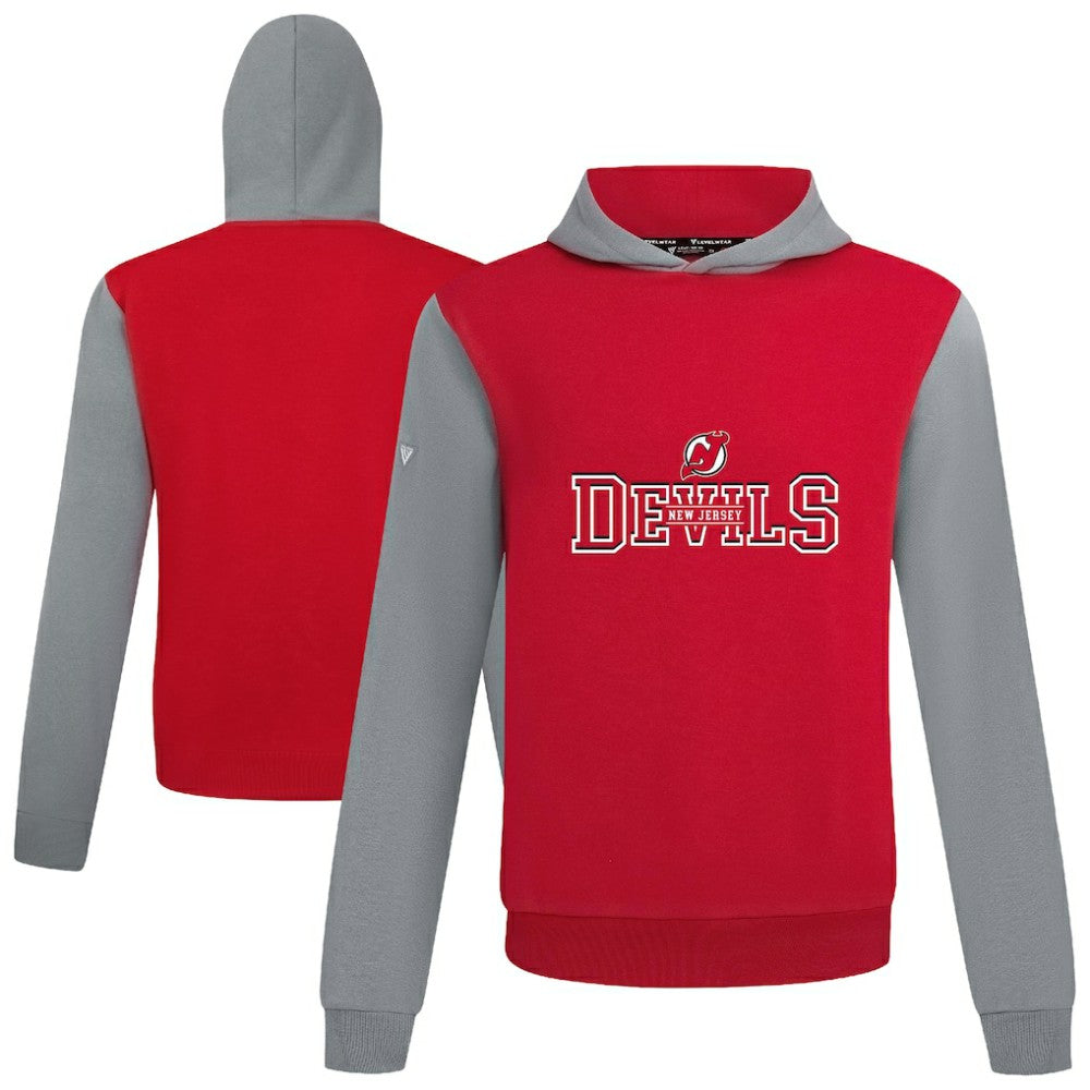 New Jersey Devils Levelwear Ultimate Journey Pullover Hoodie Red/Gray