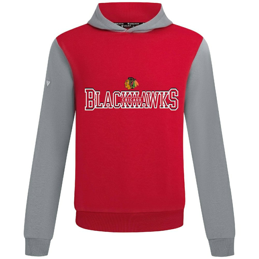 Chicago Blackhawks Levelwear Ultimate Journey Pullover Hoodie Red/Gray