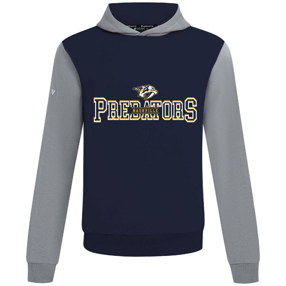 Nashville Predators Levelwear Ultimate Journey Pullover Hoodie Navy/Gray