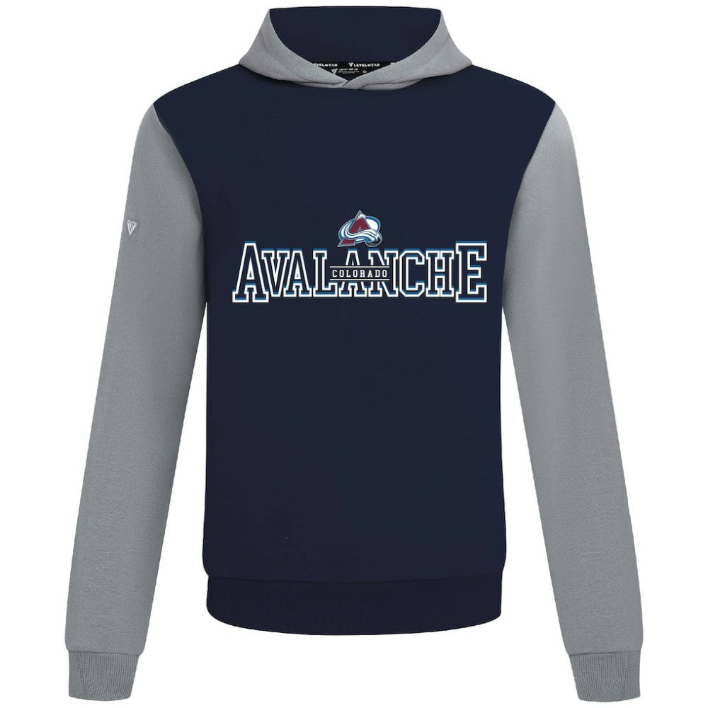 Colorado Avalanche Levelwear Ultimate Journey Pullover Hoodie Navy/Gray